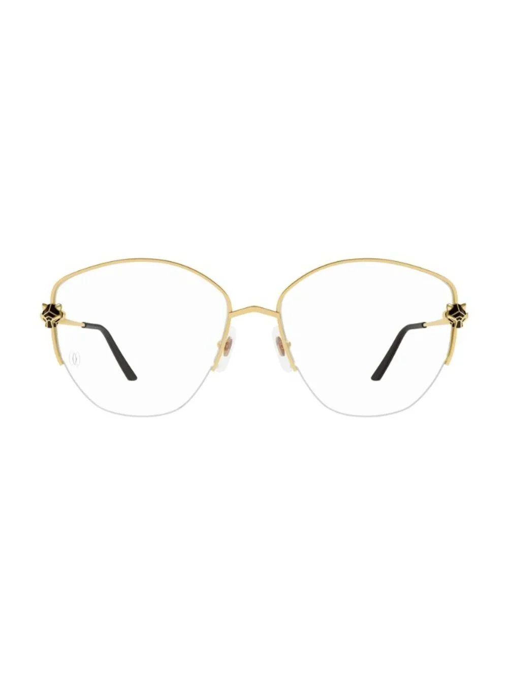 New Cartier CT0370O 001 Gold Women Eyeglasses